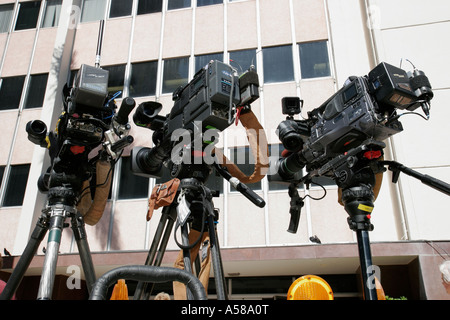 Ft. Fort Lauderdale Florida,udienza funebre di Anna Nicole Smith,morte di celebrità,overdose,telecamere TV,FL070222012 Foto Stock