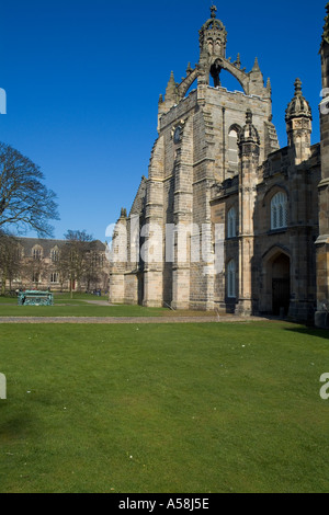 dh Kings college cappella CITTÀ VECCHIA ABERDEEN Scottish University chiesa torre corona scozia Foto Stock