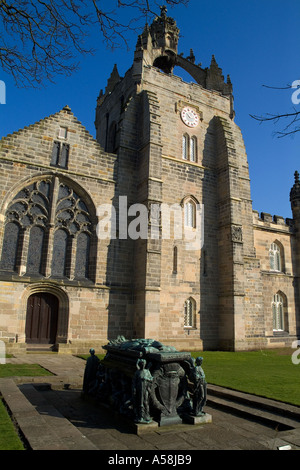 dh Scottish Kings college cappella CITTÀ VECCHIA ABERDEEN storico vescovo di elphinstone tomba università Scozia regno unito Foto Stock