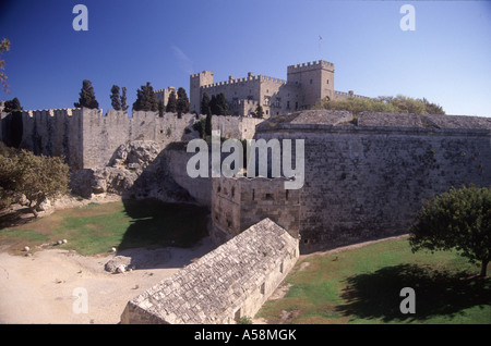 Palazzo del Gran Maestro dei Cavalieri di Rodi, Grecia. XPL 4861-456 Foto Stock