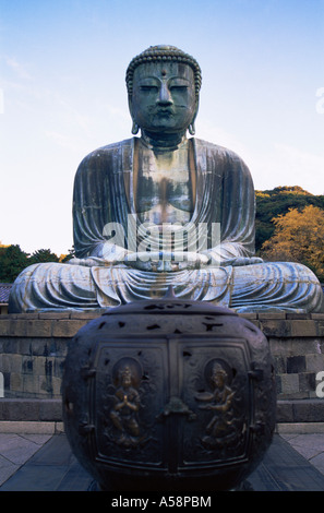 Giappone, Kanto a Kamakura, Daibutsu, la grande statua del Buddha Foto Stock