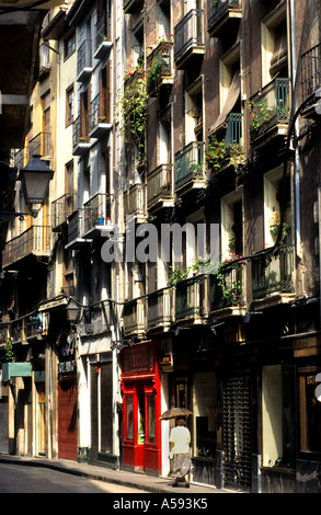 Casco Antiguo Città Vecchia Pamplona Navarra Paesi Baschi Spagna Foto Stock