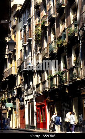 Casco Antiguo Pamplona Navarra spagnolo spagna città Foto Stock