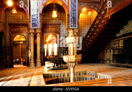 Il Cairo Al Manyal Palace Mohammad Ali Tawfiq Museum Egitto Foto Stock