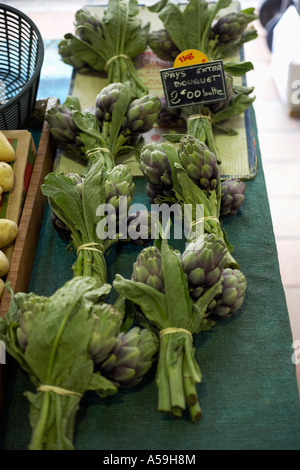 Carciofi Foto Stock