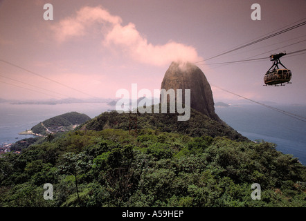 Sugarloaf Mountain, Rio de Janeiro, Brasile Foto Stock