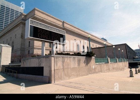 Convention Center downtown Cleveland Ohio sightseeing punti di riferimento e attrazioni turistiche Foto Stock