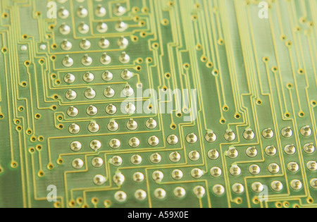 Il concetto di computer immagine della scheda madre Foto Stock