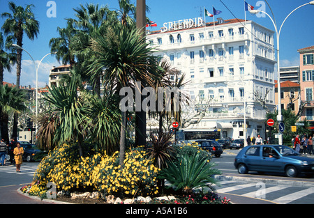 L'Hôtel Splendid a Cannes Foto Stock