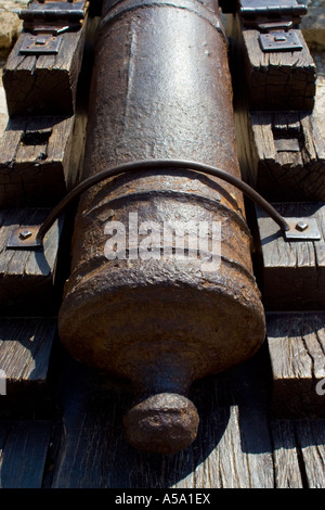 Il cannone in Alhambra di Granada Andalusia Spagna aprile 2006 Foto Stock