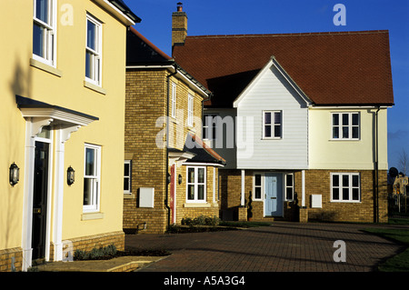Nuove case su Ravenswood station wagon, Ipswich Suffolk, Regno Unito. Foto Stock