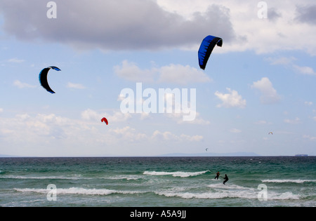 Para imbarco in Tarifa Spagna aprile 2006 Foto Stock