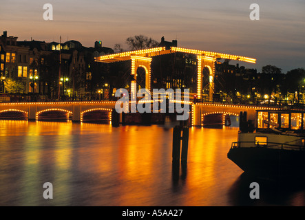 Ponte Magro, Amsterdam, Olanda Foto Stock
