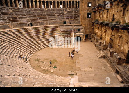 Teatro romano, Aspendos, Turchia Foto Stock