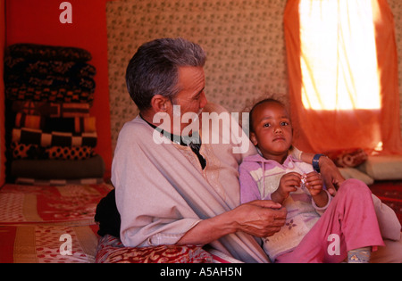 Rifugiati Saharawi a Tindouf Algeria occidentale Foto Stock