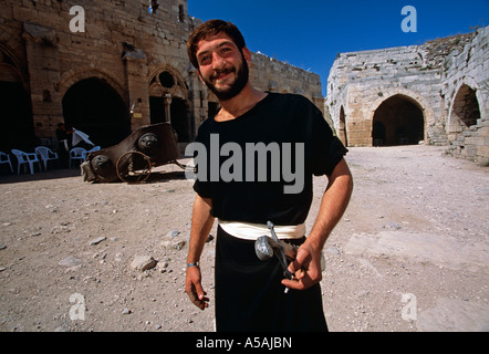 Un ritratto di un attore siriano Siria Foto Stock