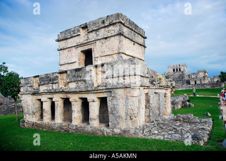 Le rovine di antiche città Maya Tulum è un popolare escursione di un giorno da Cancun e Playa del Carmen, Messico Foto Stock