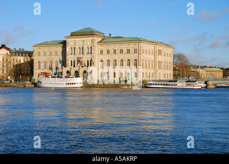 Il Museo Nazionale delle Belle Arti di Stoccolma in Svezia è magnificamente situato dal Mar Baltico Foto Stock