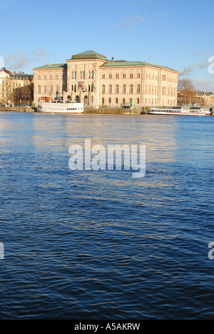 Il Museo Nazionale delle Belle Arti di Stoccolma in Svezia è magnificamente situato dal Mar Baltico Foto Stock