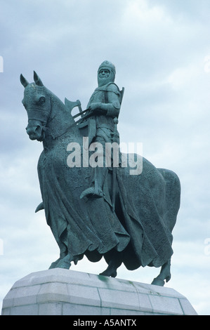 Statua di Re Roberto Bruce, Stirling, Scozia Foto Stock