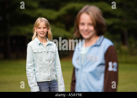 Messa a fuoco dello sfondo Foto Stock