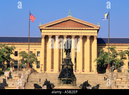 USA il Philadelphia Museum of Art esterno Pennsylvania Foto Stock