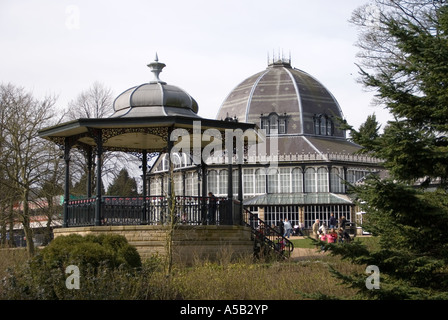 Ottagono e Bandstand Foto Stock