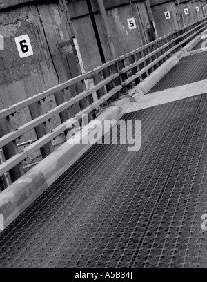 Industrial Bridge crossing. Foto Stock