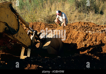 Miniera di Diamanti in Sud Africa Foto Stock