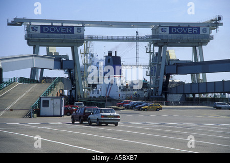 Port of Dover cross Channel ferry terminal Foto Stock