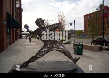 St Louis nel Missouri MO USA Busch Stadium casa di St Louis squadra di baseball i cardinali Foto Stock