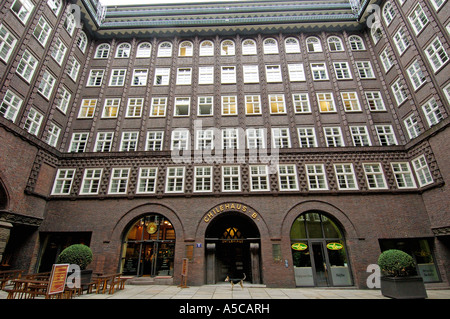 Il Cile haus fu costruito da Fritz Hoger nel 1924 Amburgo Germania Foto Stock