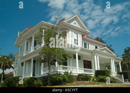 Vecchia casa vittoriana in Pensacola, Florida Golfo del Messico Foto Stock