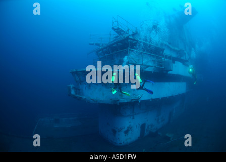 Oriskany relitto affondato off Pensacola, Florida Golfo del Messico Foto Stock