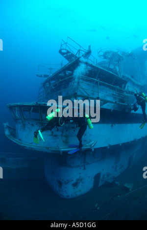 Oriskany relitto affondato off Pensacola, Florida Golfo del Messico Foto Stock