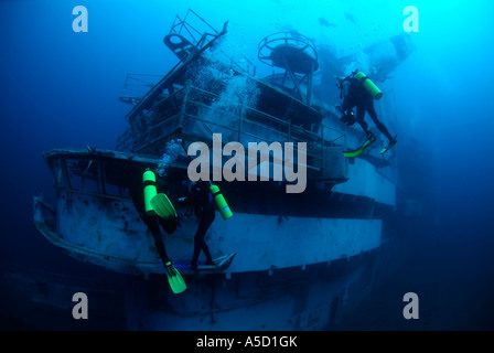 Oriskany relitto affondato off Pensacola, Florida Golfo del Messico Foto Stock