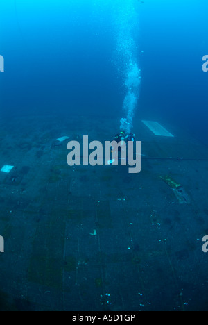 Oriskany relitto affondato off Pensacola, Florida Golfo del Messico Foto Stock