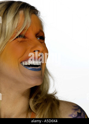 Calcio femminile della ventola dal Paesi Bassi Foto Stock