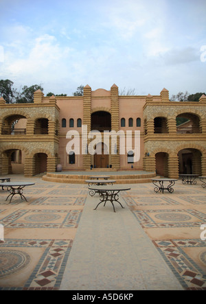 Un cortile medina in Marocco Foto Stock