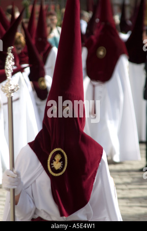 Pasqua a Siviglia Spagna Semana Santa festeggiamenti Marzo 2005 Foto Stock