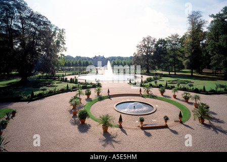 Apeldoorn, Paleis Het Loo, Oberer Garten, Blick von der Kolonade Foto Stock