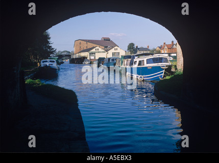 Union Canal a Market Drayton Shropshire Foto Stock