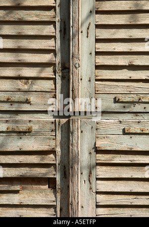 Persiane antica su windows Kaleici Antalya Turchia Foto Stock