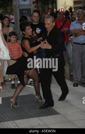 Buenos Aires Tango Tanz Tanzen Taenzer Taezerin danza ballerino di danza gitante Foto Stock