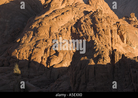 Mosè Mountain, la penisola del Sinai, Egitto. Dove Dio tramandati i Dieci Comandamenti di Mosè Foto Stock