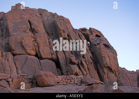 Mosè Mountain, la penisola del Sinai, Egitto. Dove Dio tramandati i Dieci Comandamenti di Mosè Foto Stock