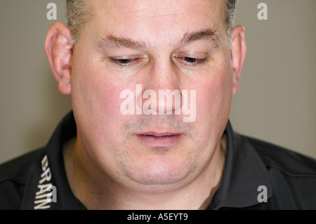 Professional rugby allenatore Mike Ruddock Foto Stock