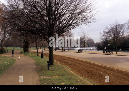 Una scena in Hyde Park Londra Foto Stock