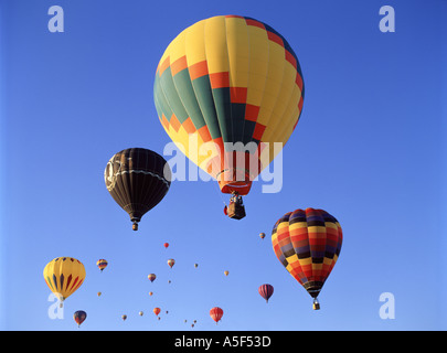 Molti i palloni ad aria calda Foto Stock