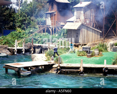 Azione Avventura mostra a Disneyland in Anaheim California Foto Stock